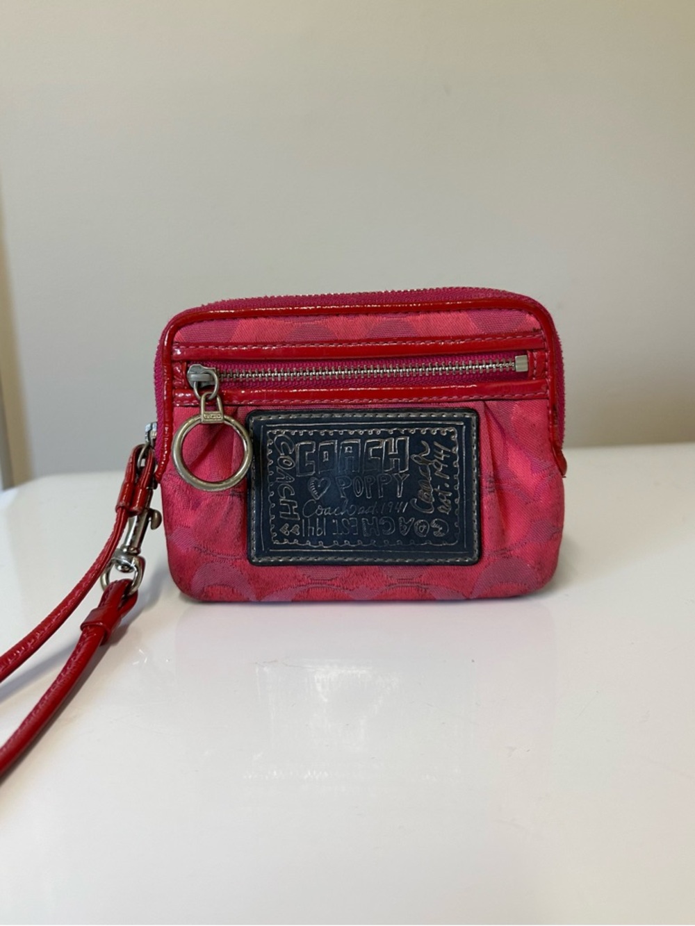 Coach Poppy Signature Wristlet Wallet - Picture 3 of 10